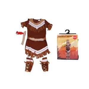 Set karneval - indiánka M 110-120 cm
