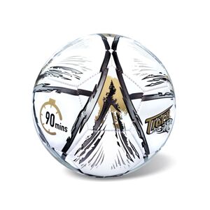 Míč fotbalový, velikost 5, stříbrno-zlatý