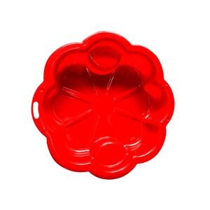 Pískoviště květina - červené 107x107 cm