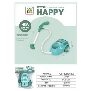 Vysavač se světelnými efekty 15 cm