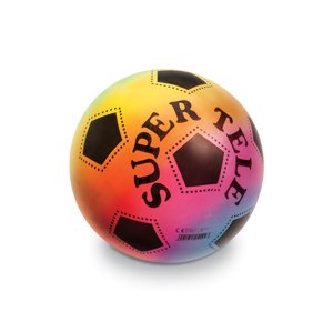 Míč duhový nenafouknutý 22cm