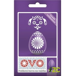 OVO Prášk.barva na vaj. fialová