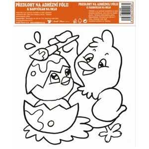 Předlohy s vyvýšenou konturou 17 x 14 cm, velikonoční