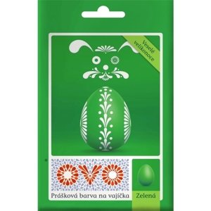 OVO Prášk.barva na vaj. zelená
