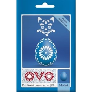 OVO Prášk.barva na vaj. modrá