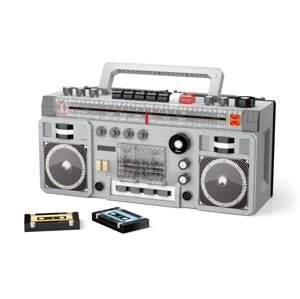 KOCO Stavebnice Kazetový přehrávač 1982 dílků 18,5x7,5x14,5 cm - II. jakost