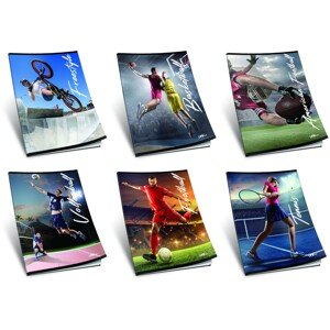 Sešit (440) A4 nelinkovaný, 42l, SPORT