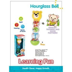 Chrastítko přesýpací medvídek 23 cm