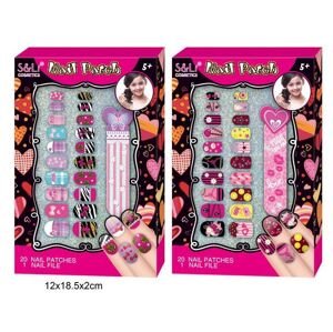 Nehtové studio dekorace s pilníkem set