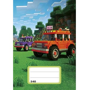 Sešit (540) A5 nelinkovaný, 40l, Auta