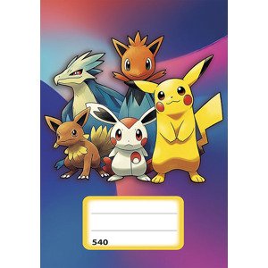 Sešit (540) A5 nelinkovaný, 40l, Animované postavy