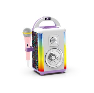 🌟 Hudební box s mikrofonem a světelnými efekty