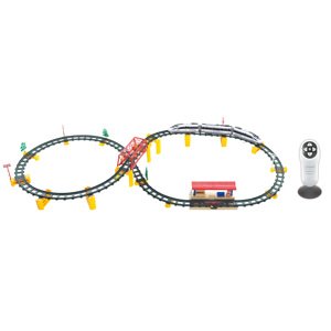 Vlak RC na dálkové ovládání s dráhou set 146x64 cm