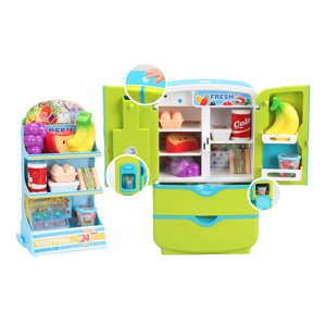 Lednička s regálem s potravinami s efekty 28cm