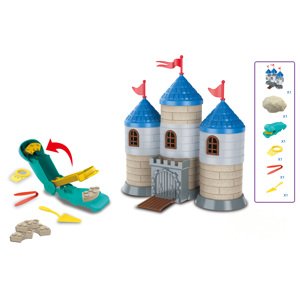 Kinetický písek sada na stavbu s cihliček Hrad 750g - český obal