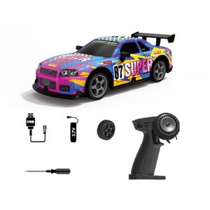 Auto 87 Super driftující svítící RC na dálkové ovládání 20 cm