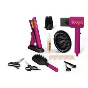Kosmetický set s fénem a žehličkou
