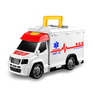 Auto sanitka s efekty garáž nemocnice 33,5 cm