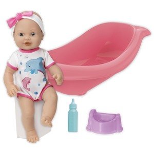 Panenka čurající set s vaničkou 41cm