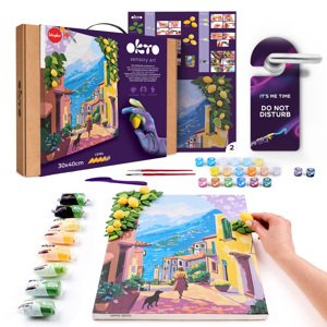 OKTO Malba a 3D modelování obraz "Lemon Weekend" 30x40 cm