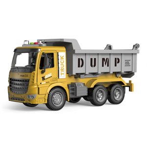 Auto stavební sklápěč na setrvačník s efekty 28 cm