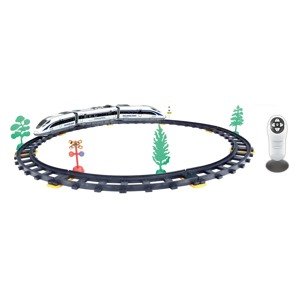 Vlak RC na dálkové ovládání s dráhou set 62x62 cm