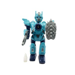 Robot MECHA s efekty páry modrý 32 cm