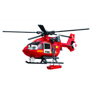 Vrtulník hasičský s efekty 38 cm