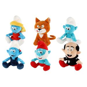 Postavičky ze světa Šmoulů plyšové 25-30cm