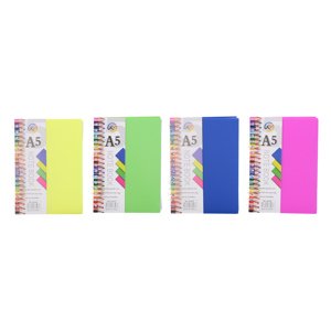 Notes spirála linkovaný A5 15x21 cm, 100 stran